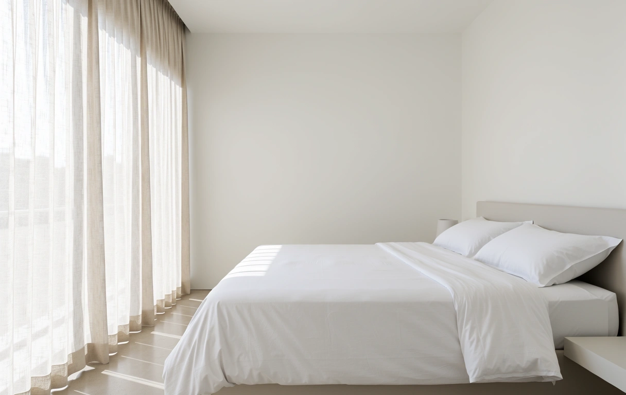 Perspectiva de un espacio de descanso equilibrado